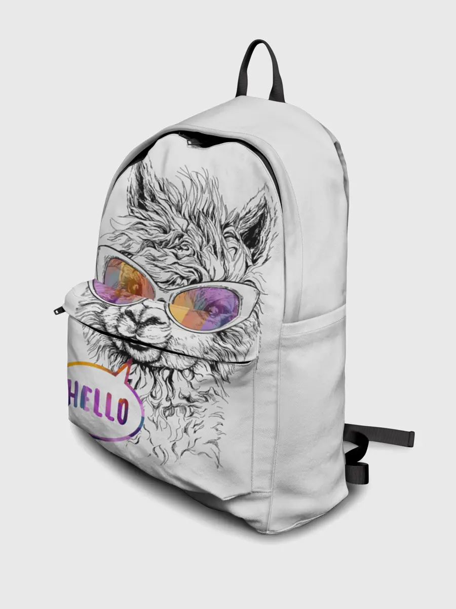 Рюкзак джинсовый / Лама