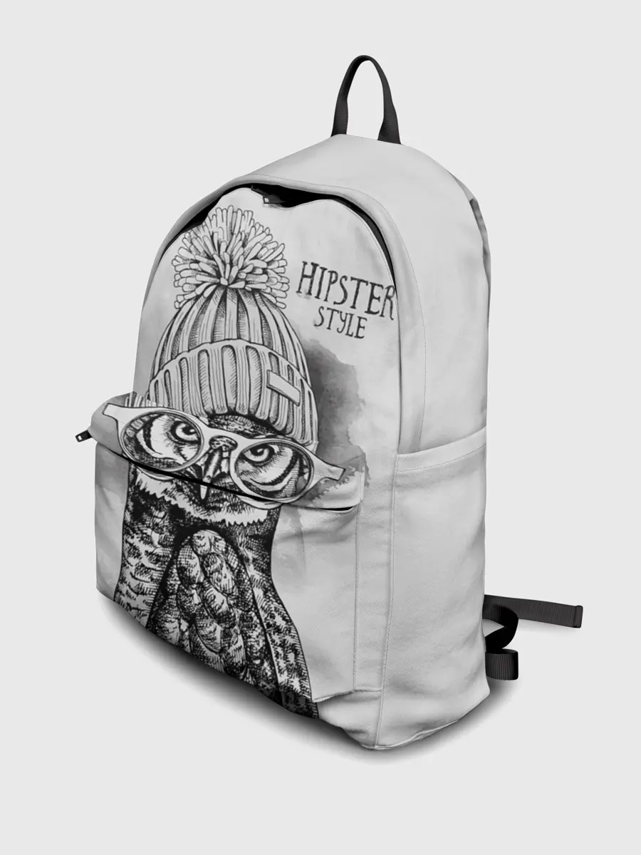 Рюкзак джинсовый / Хипстер сова