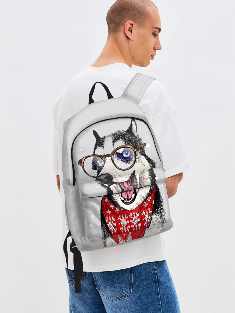 Рюкзак джинсовый / Хаски