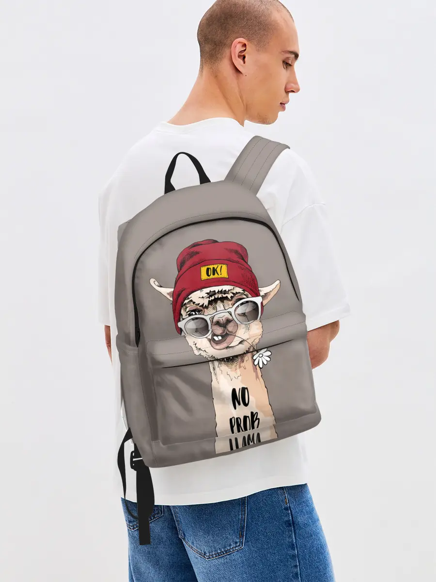 Рюкзак джинсовый / llama