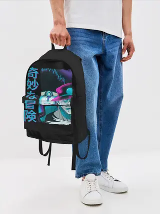 Рюкзак джинсовый / JoJo Bizarre Adventure