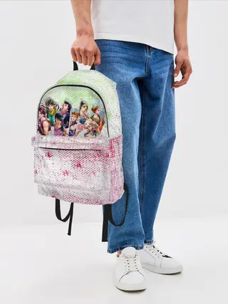 Рюкзак джинсовый / JoJo Bizarre Adventure