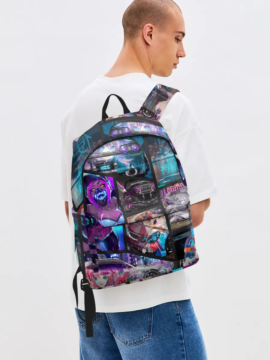 Рюкзак джинсовый / JDM Anime