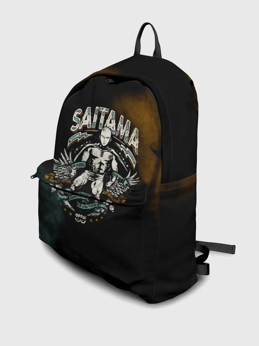 Рюкзак джинсовый / Сайтама в полный рост