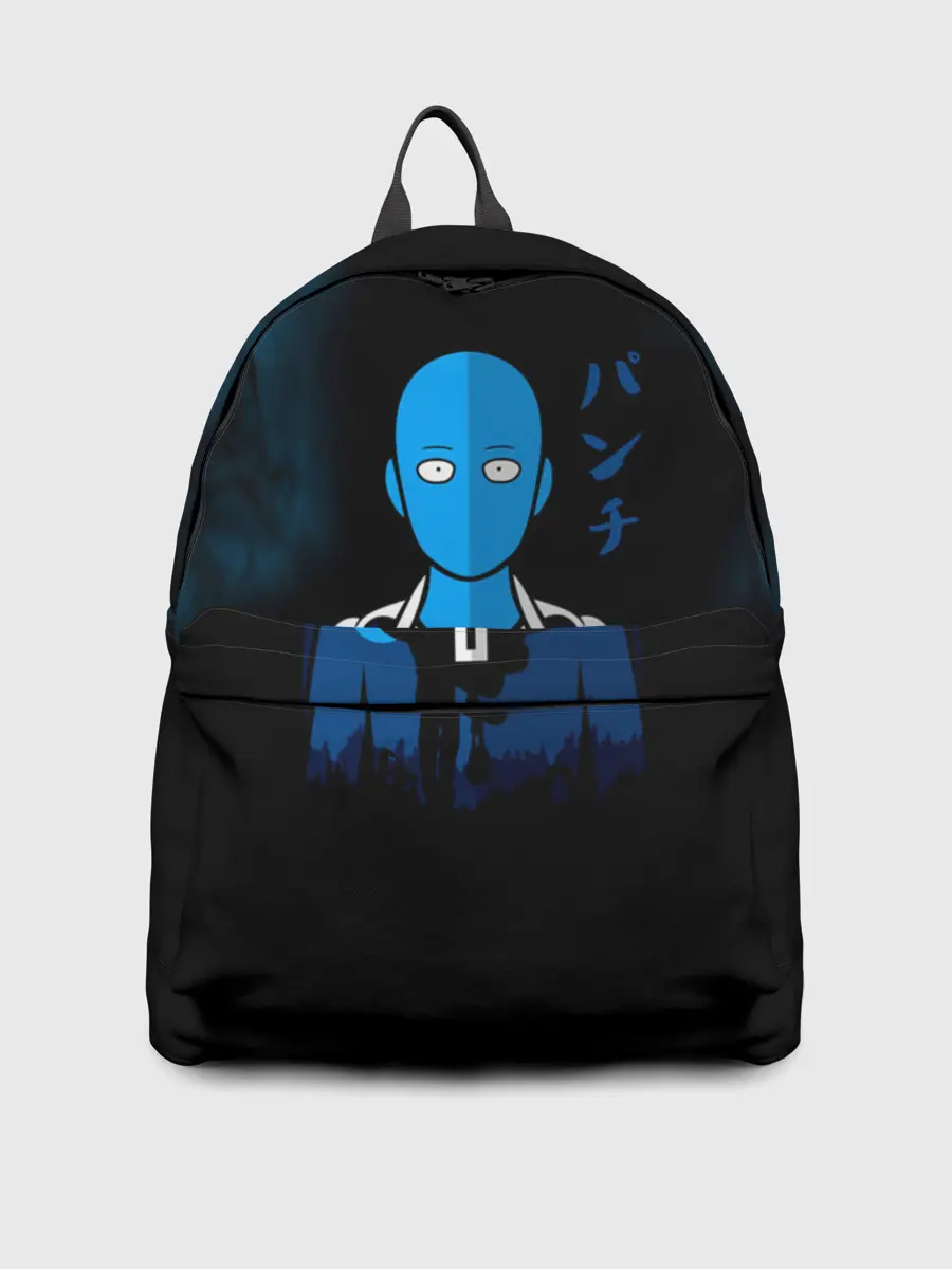 Рюкзак джинсовый / Синий Сайтама