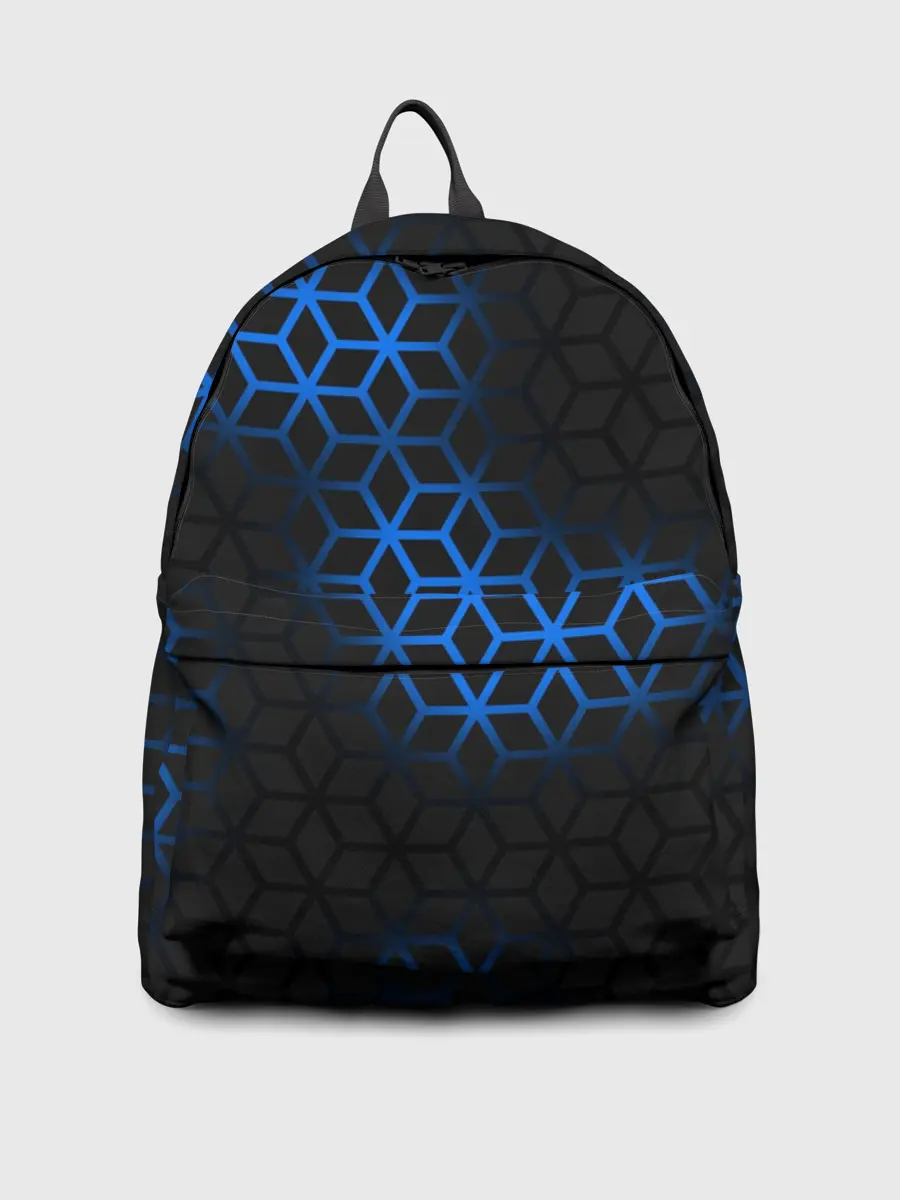 Рюкзак джинсовый / СТАЛЬНАЯ БРОНЯ РОМБАМИ