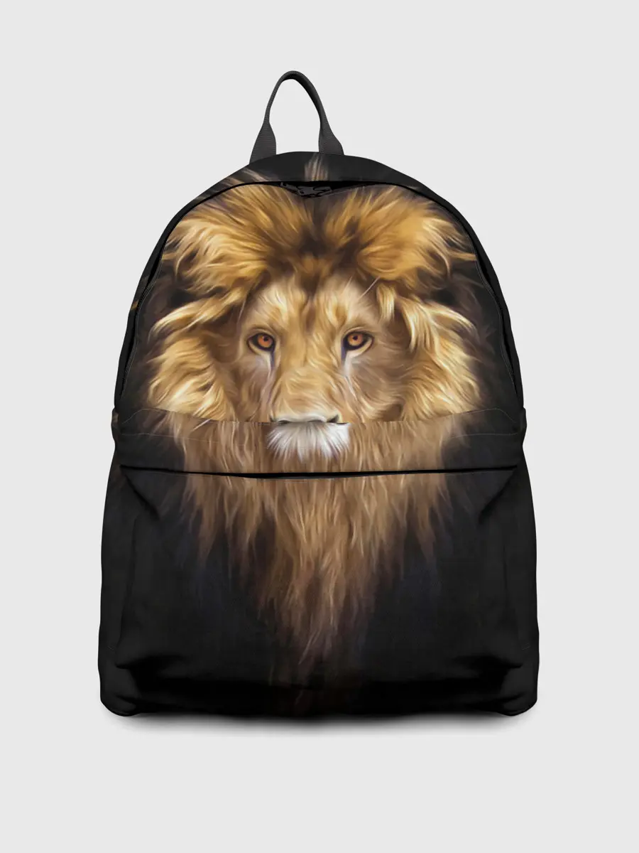 Рюкзак джинсовый / Лев