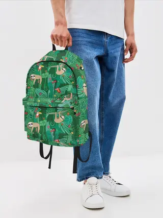 Рюкзак джинсовый / Ленивцы