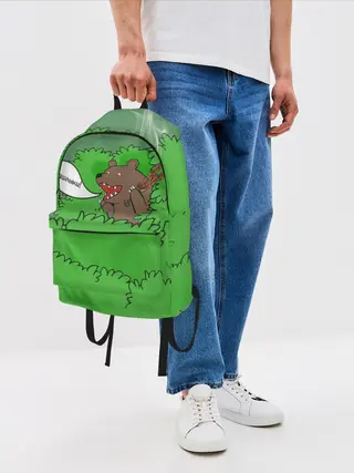 Рюкзак джинсовый / Шашлыки из кустов