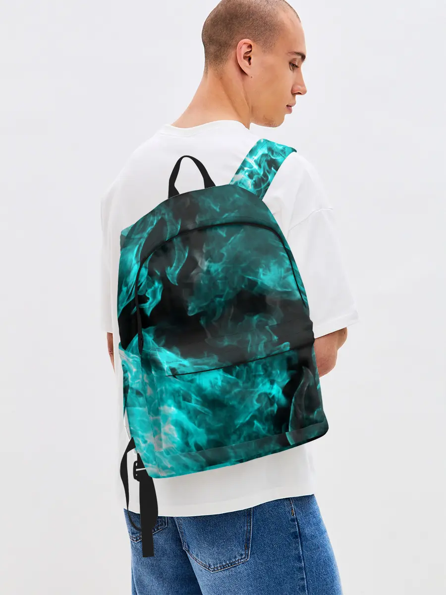 Рюкзак джинсовый / ОГОНЬ