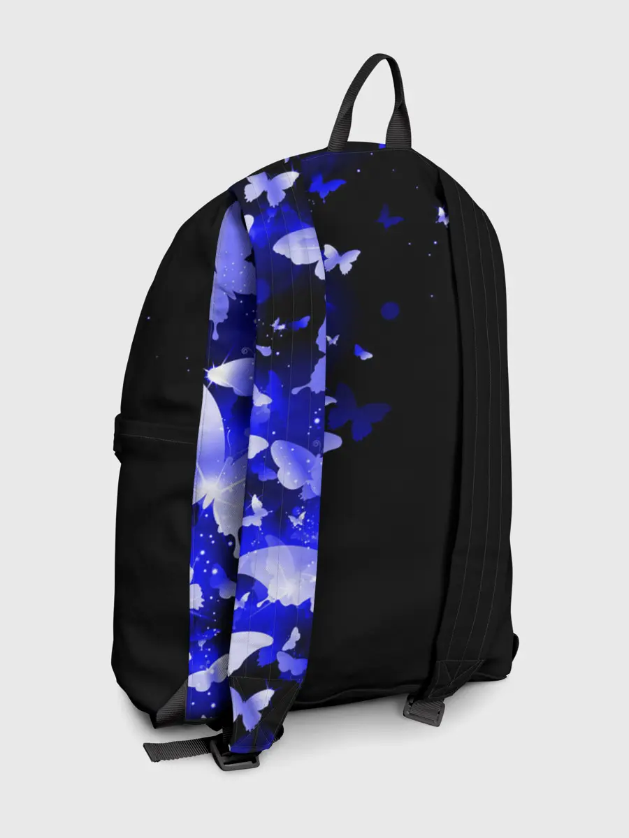 Рюкзак джинсовый / СИНИЕ БАБОЧКИ