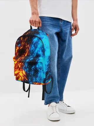 Рюкзак джинсовый / БИТВА ОГНЕЙ