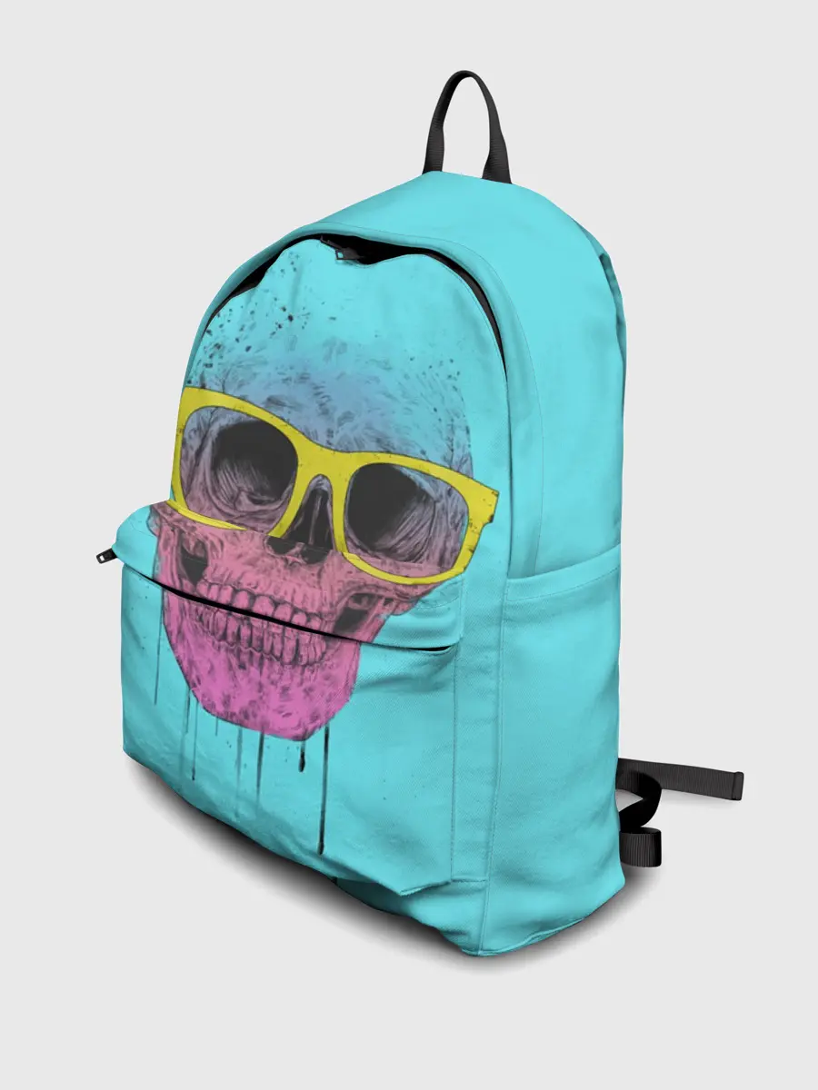 Рюкзак джинсовый / Череп В Очках