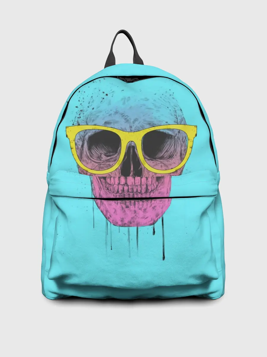 Рюкзак джинсовый / Череп В Очках