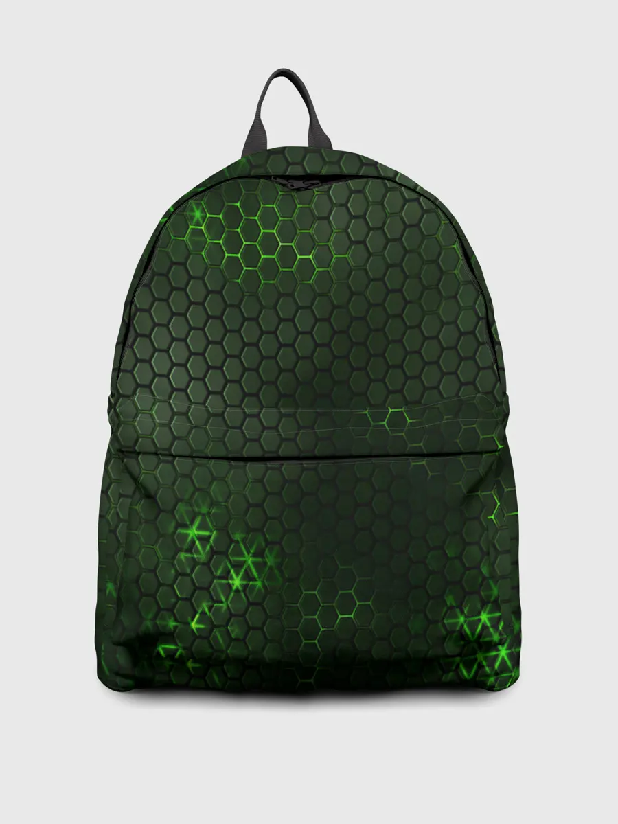 Рюкзак джинсовый / ЗЕЛЕНАЯ БРОНЯ / GREEN STEEL