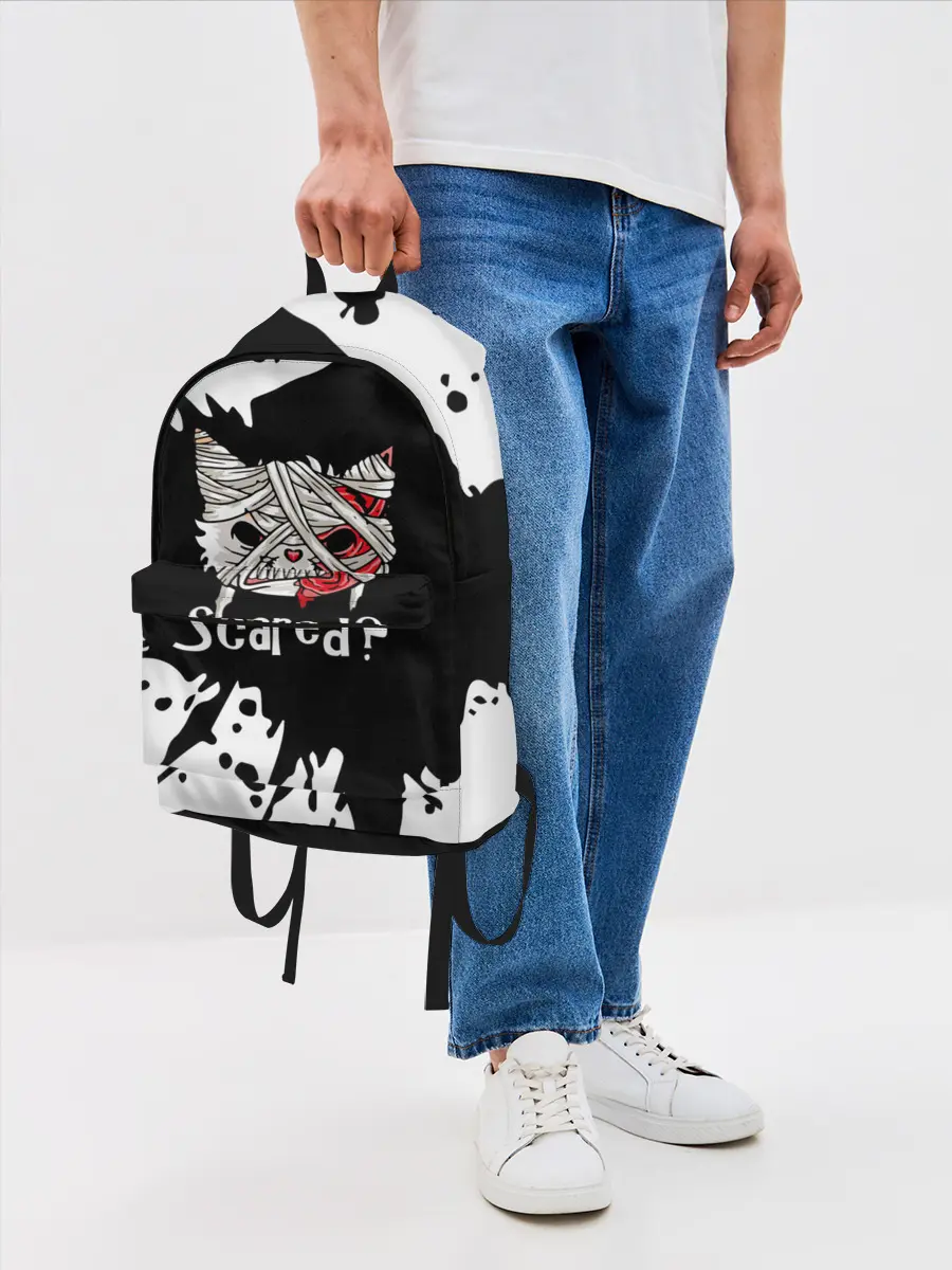 Рюкзак джинсовый / Ну что, страшно?