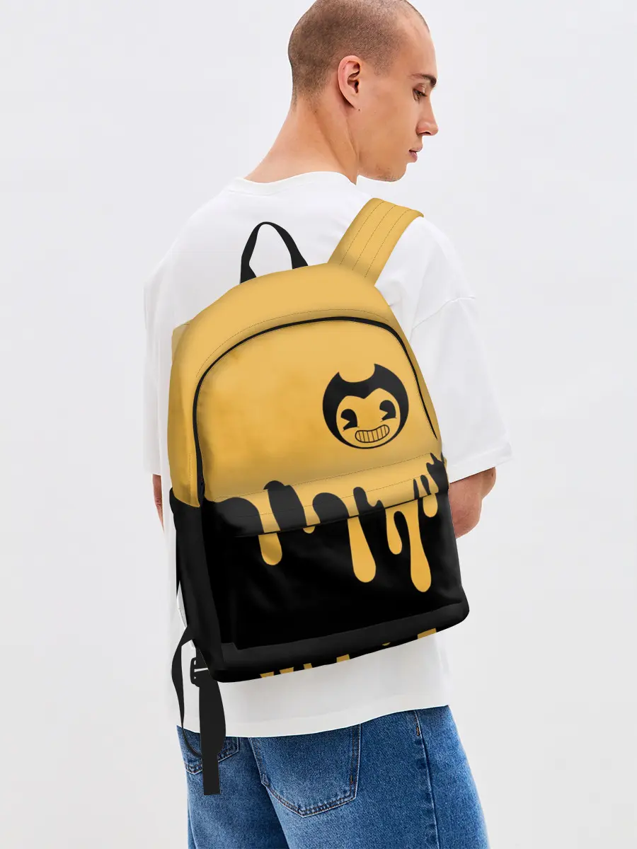 Рюкзак джинсовый / Bendy And The Ink Machine