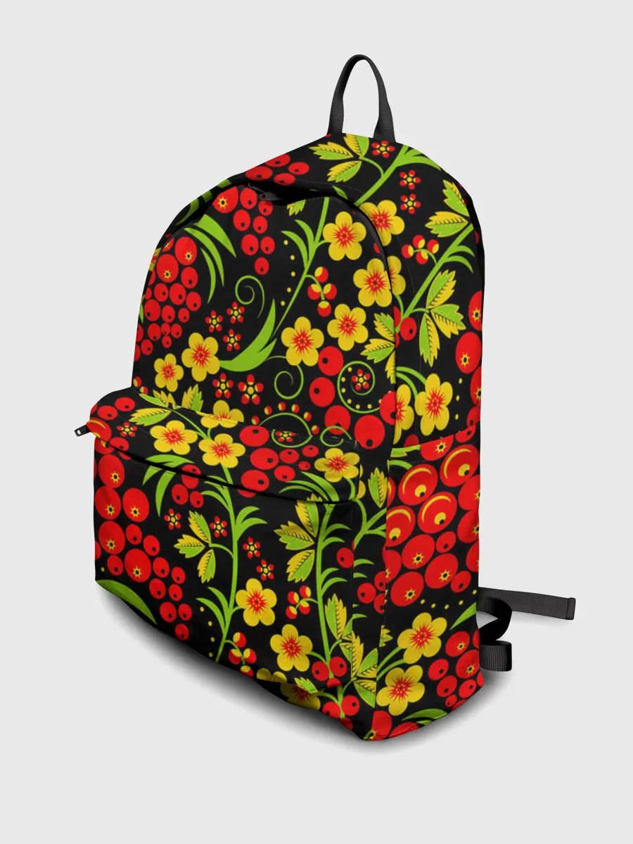 Рюкзак джинсовый / Хохлома