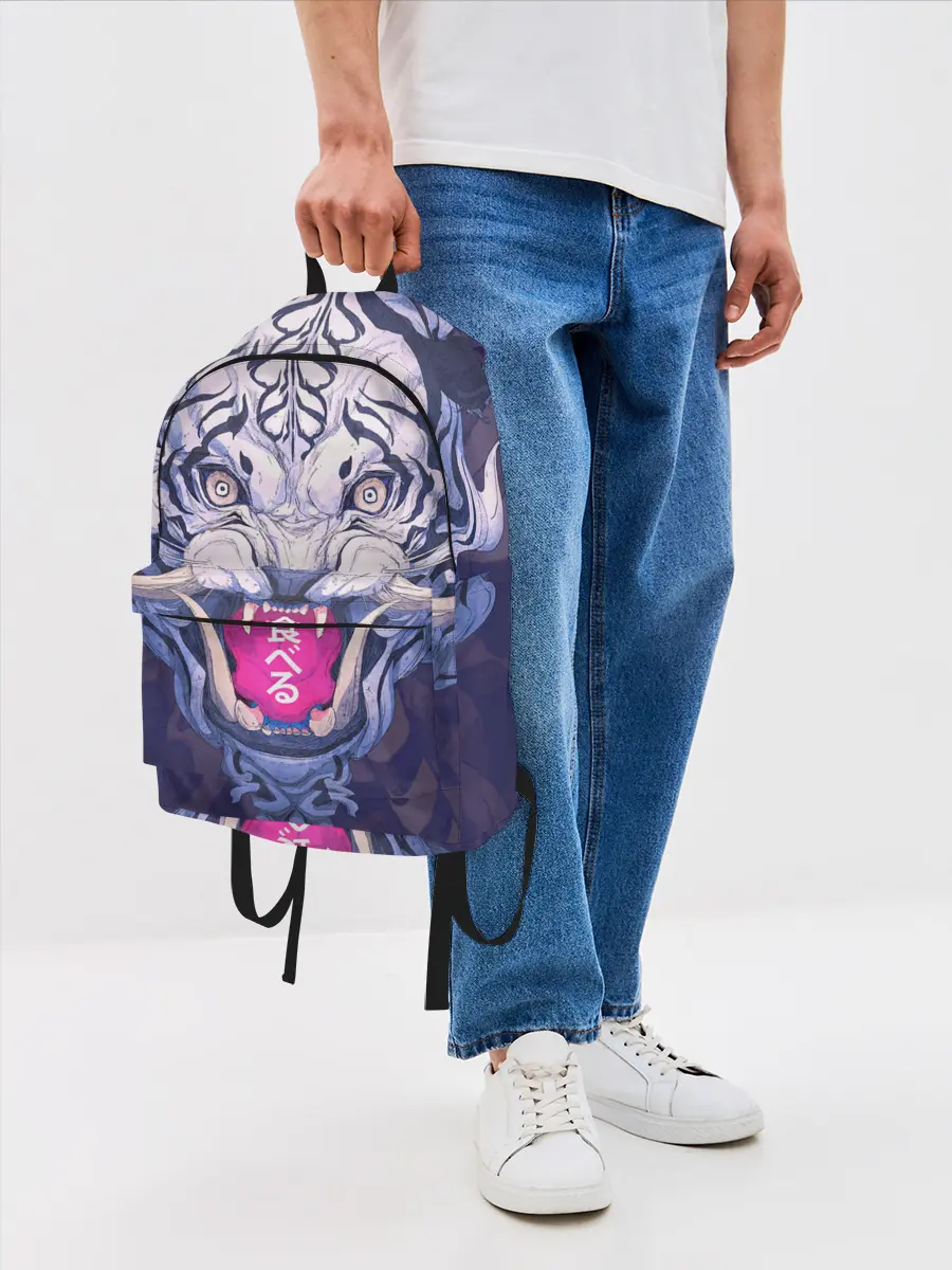 Рюкзак джинсовый / ТИГР