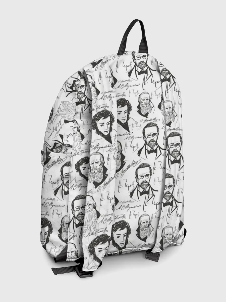 Рюкзак джинсовый / Великие писатели-классики