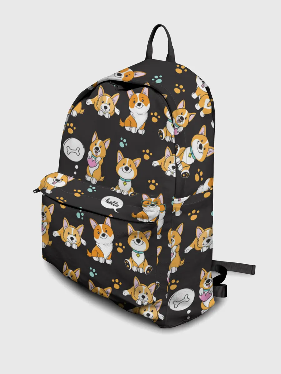 Рюкзак джинсовый / Милые пёсики