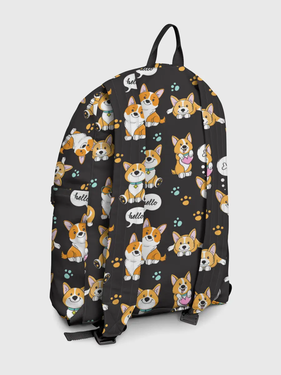 Рюкзак джинсовый / Милые пёсики