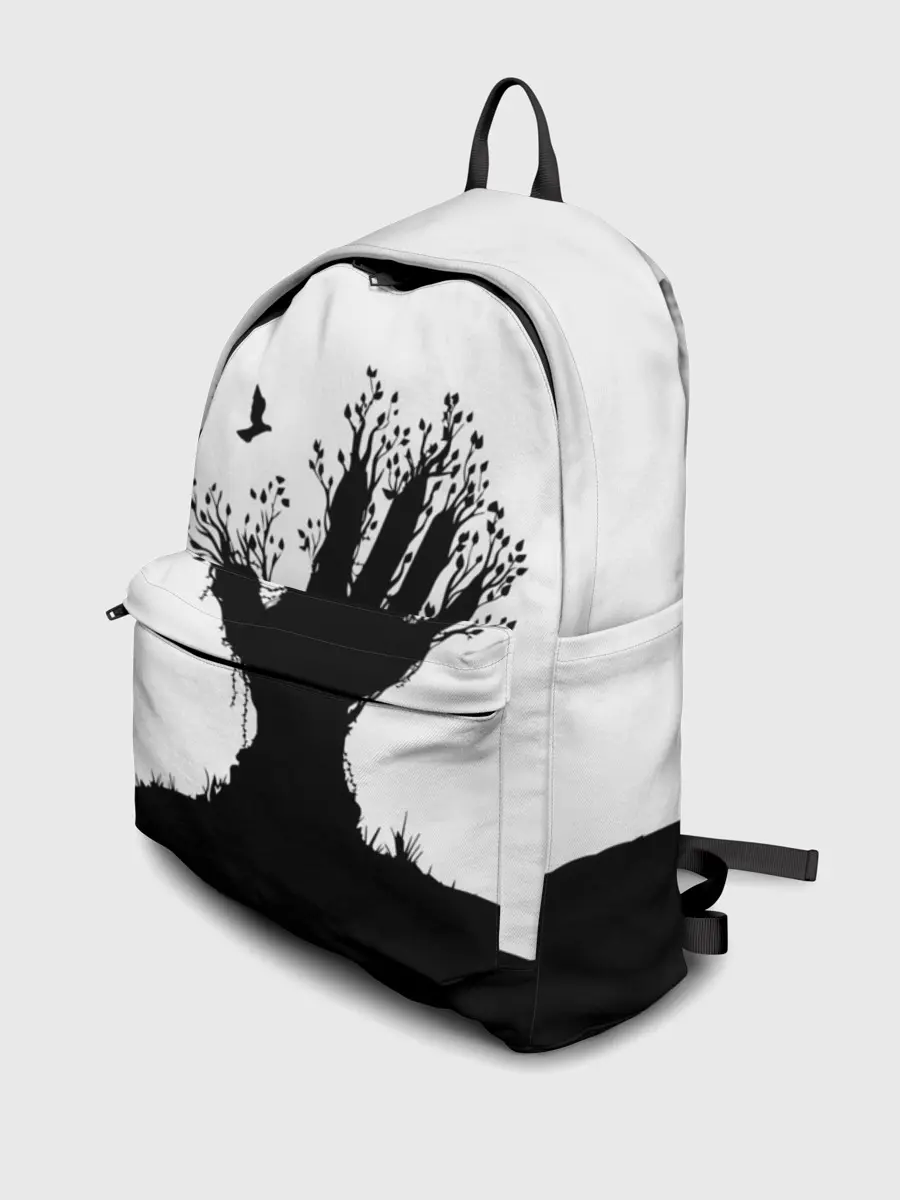 Рюкзак джинсовый / Дерево