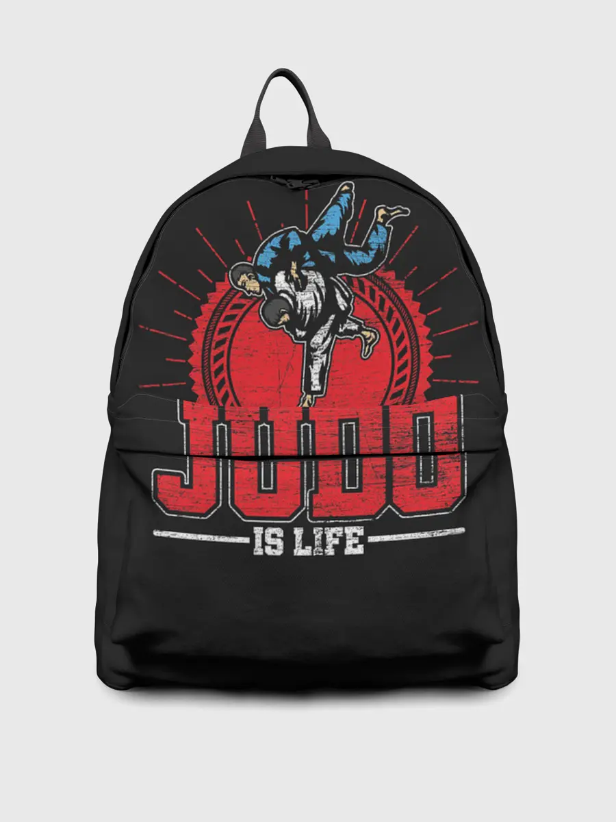 Рюкзак джинсовый / Judo is life