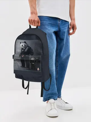 Рюкзак джинсовый / PANDA