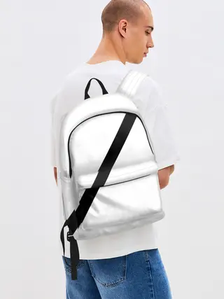 Рюкзак джинсовый / Пристегнутый ремень