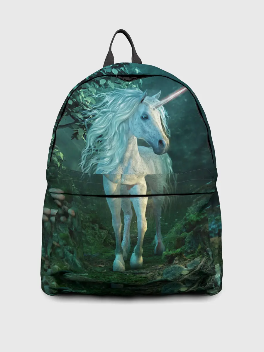 Рюкзак джинсовый / Единорог