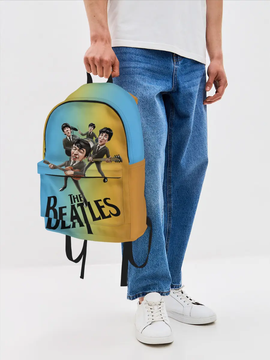 Рюкзак джинсовый / The Beatles