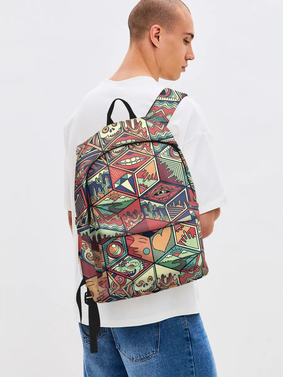 Рюкзак джинсовый / Психоделика