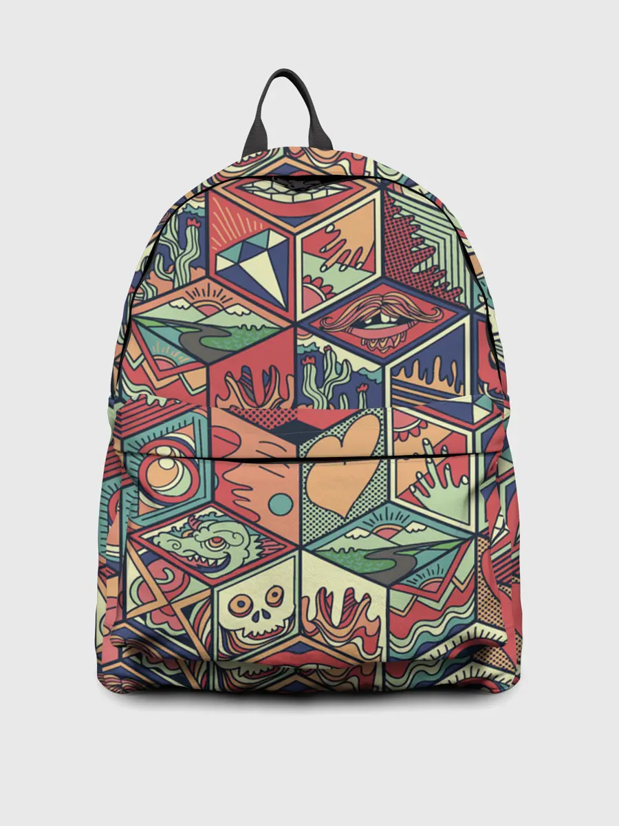 Рюкзак джинсовый / Психоделика