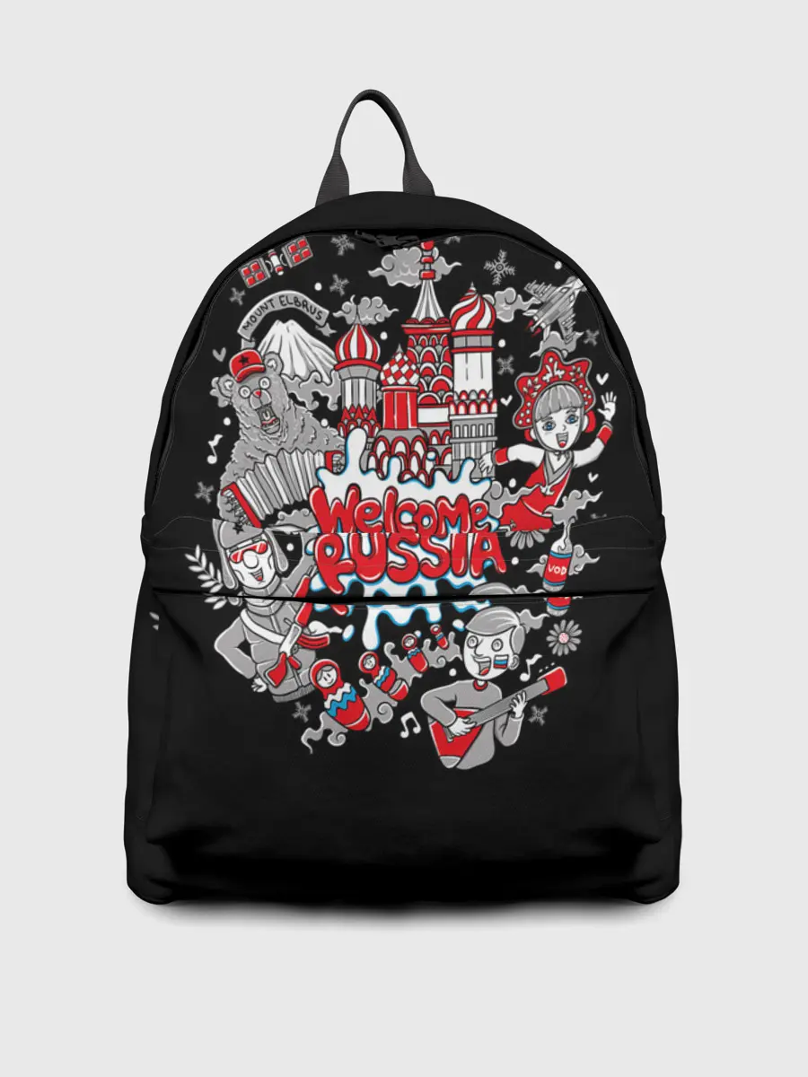 Рюкзак джинсовый / Welcome to Russia