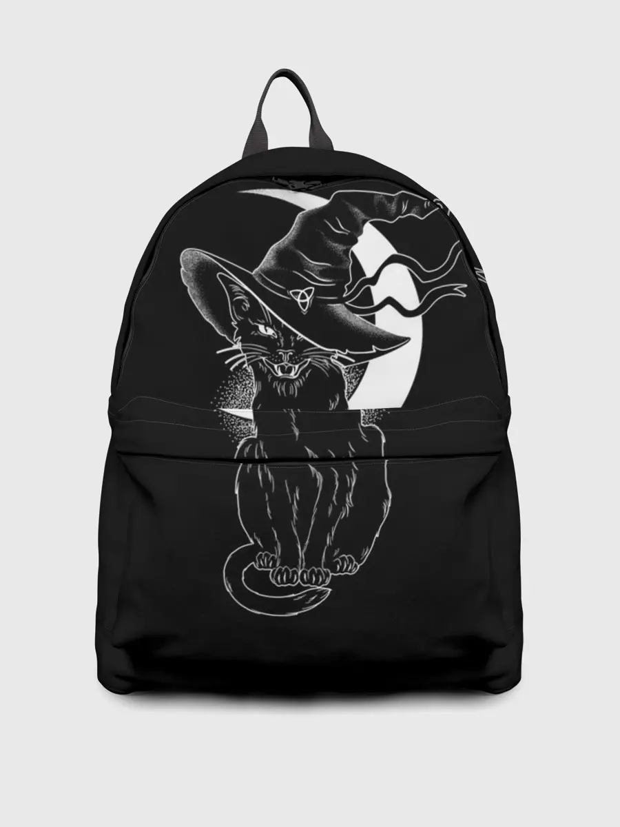 Рюкзак джинсовый / Кошка колдунья