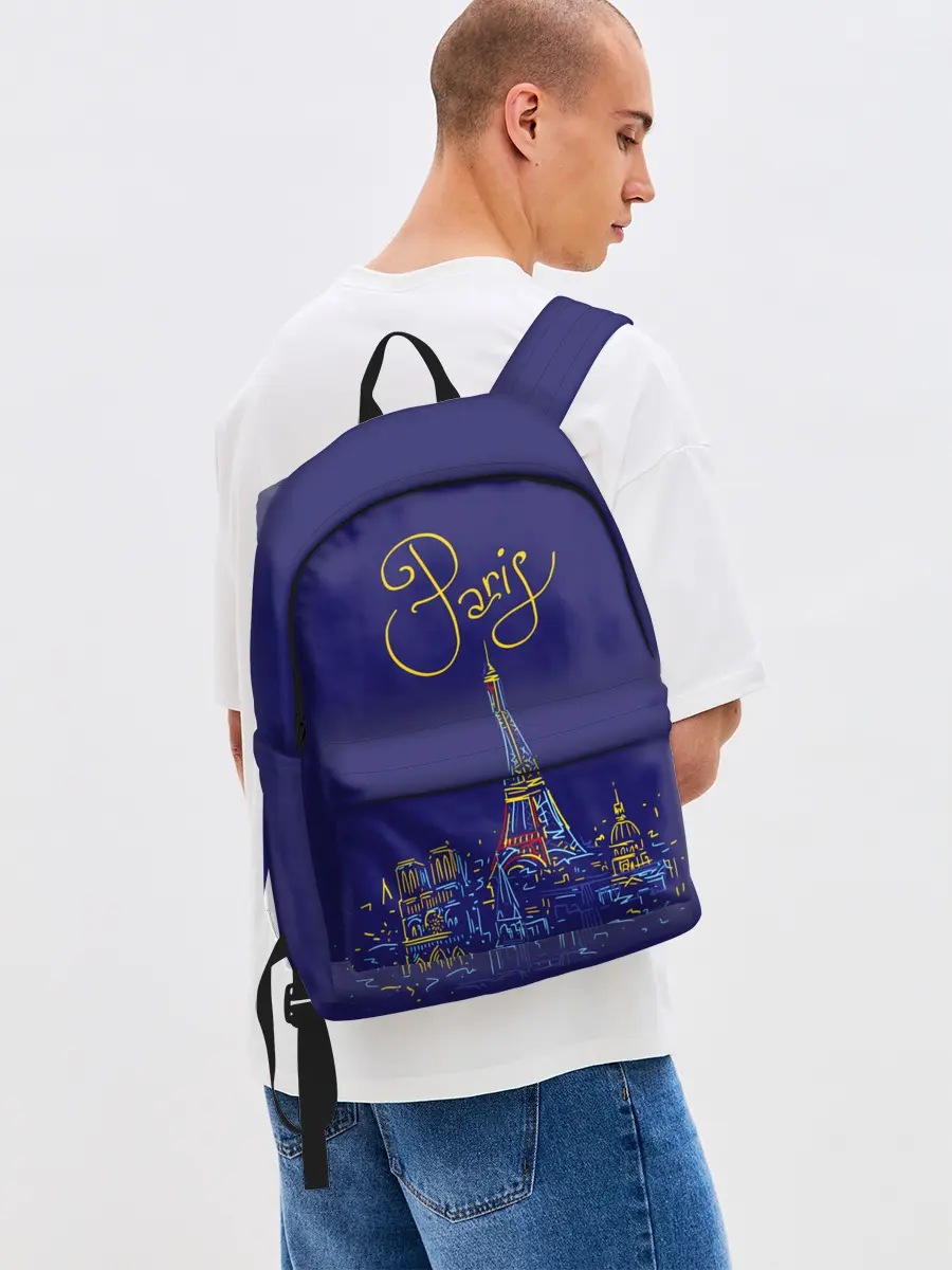 Рюкзак джинсовый / Париж