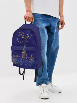 Рюкзак джинсовый / Париж