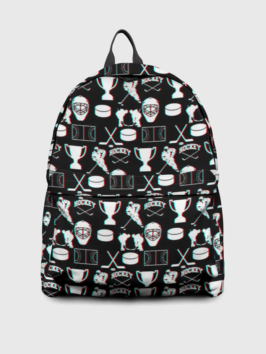 Рюкзак джинсовый / ХОККЕЙ GLITCH