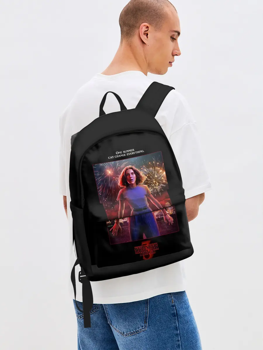 Рюкзак джинсовый / Eleven Stranger Things 3