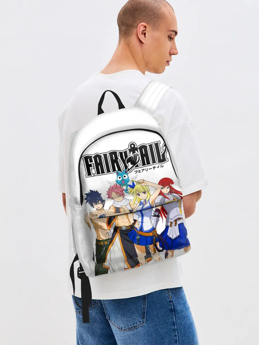 Рюкзак джинсовый / Команда Фейри Тейл