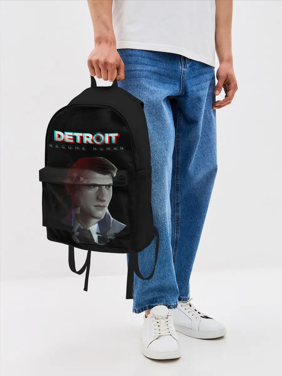 Рюкзак джинсовый / Detroit: Become Human.