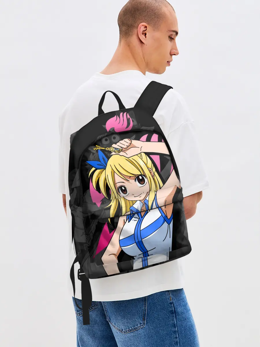 Рюкзак джинсовый / Fairy Tail, Люси