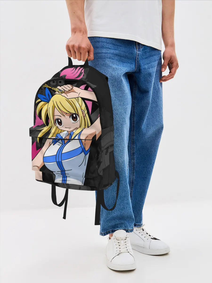 Рюкзак джинсовый / Fairy Tail, Люси