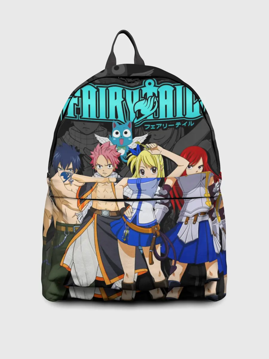 Рюкзак джинсовый / банда Фейри Тейл