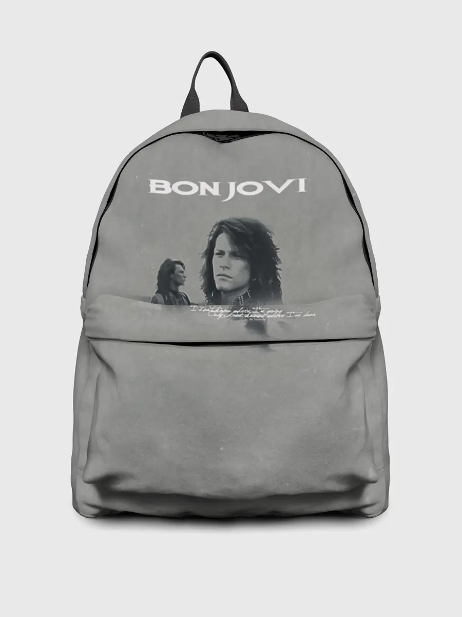Рюкзак джинсовый / Bon Jovi