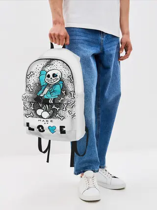 Рюкзак джинсовый / Made of love