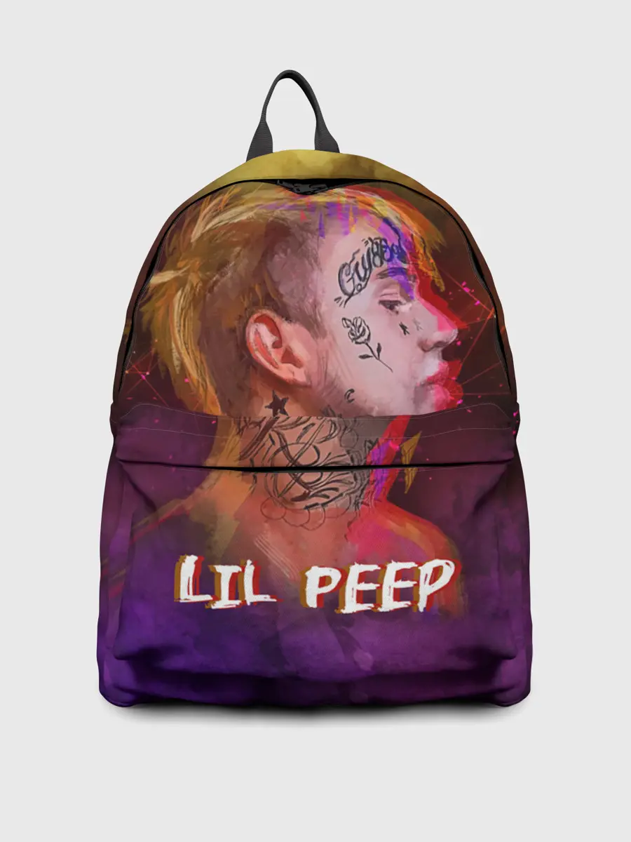 Рюкзак джинсовый / Lil Peep ART