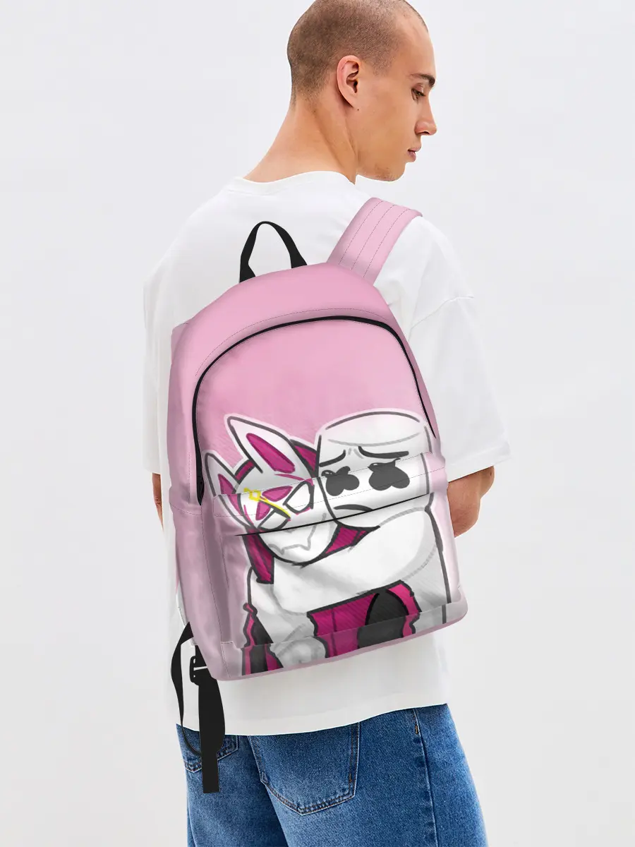 Рюкзак джинсовый / Fortnite Marshmello