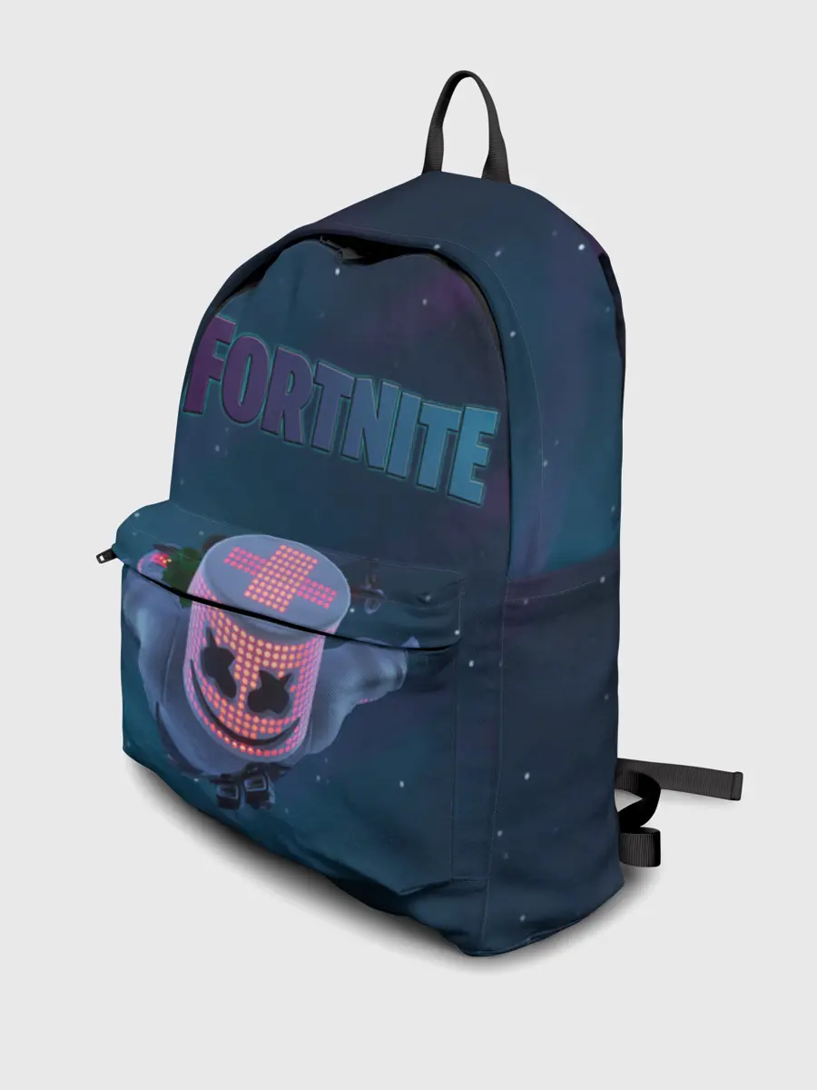 Рюкзак джинсовый / Fortnite x Marshmello